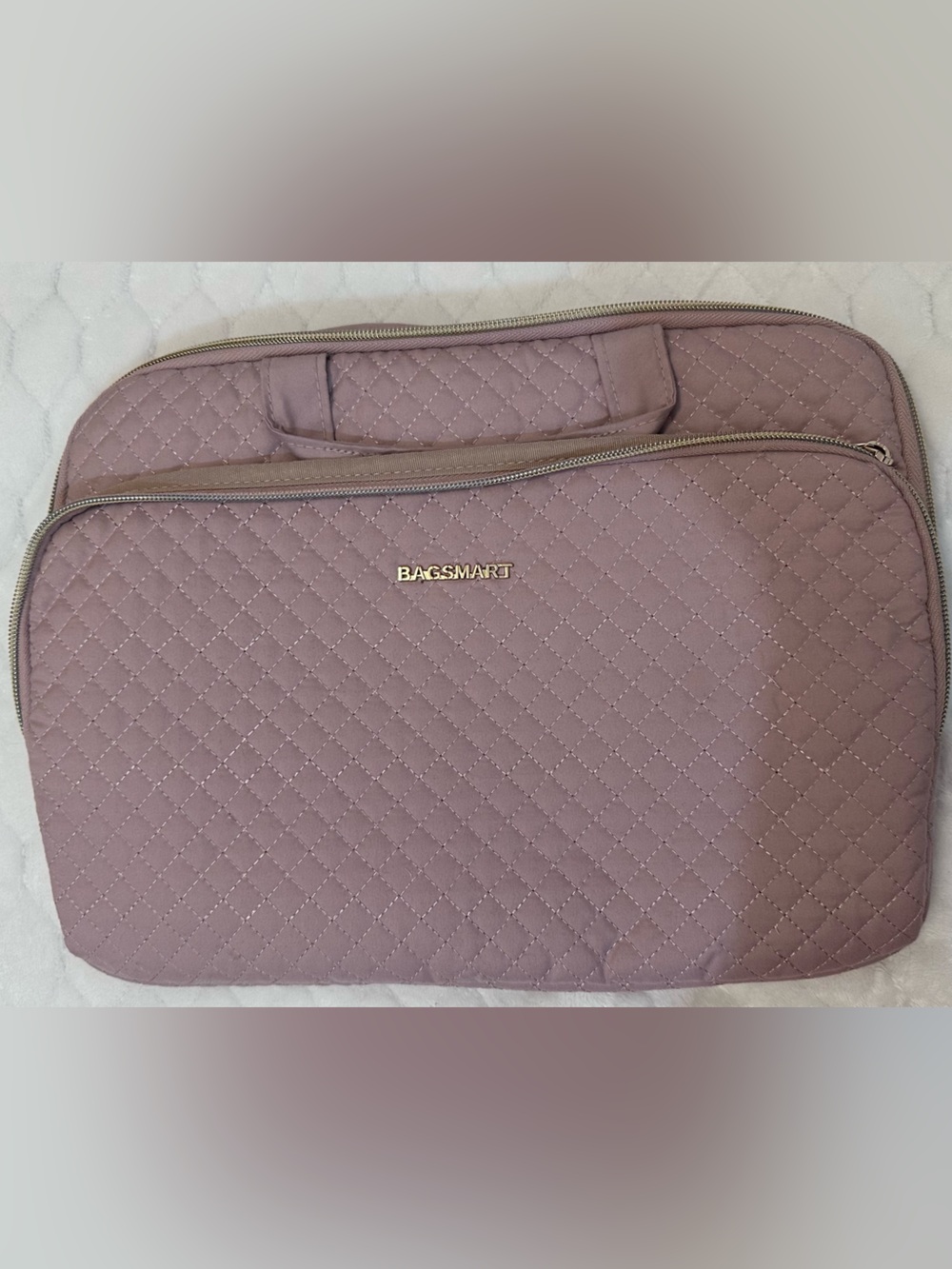 Quilted Pink Laptop Sleeve